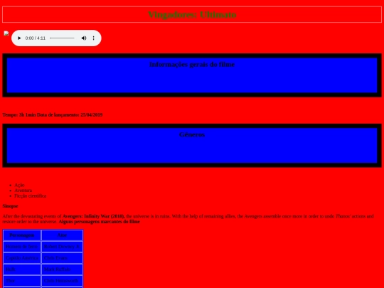 HTML5/trab screenshot