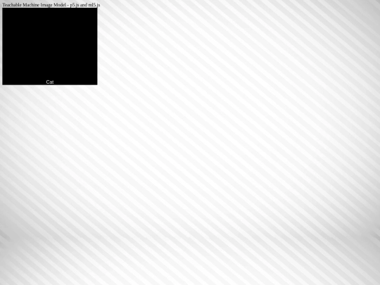 machinelearning/teachable_machine screenshot
