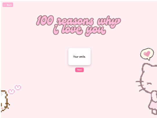 reasons screenshot