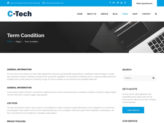 it_term_condition screenshot