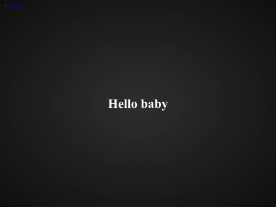 Hello screenshot