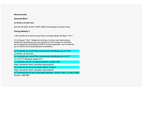 modulo3 screenshot