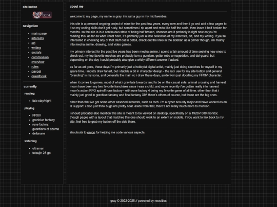 index screenshot