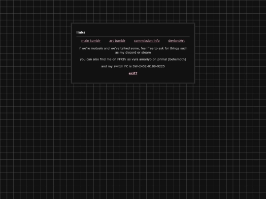 links screenshot