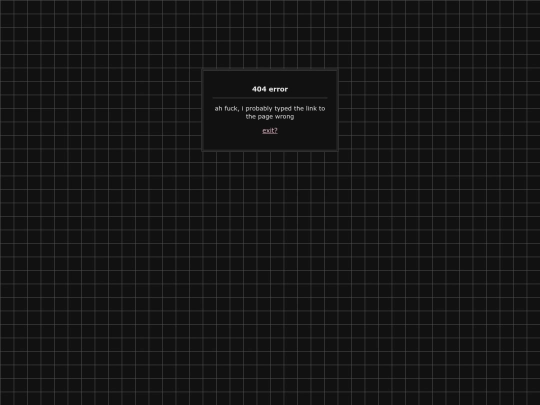 not_found screenshot