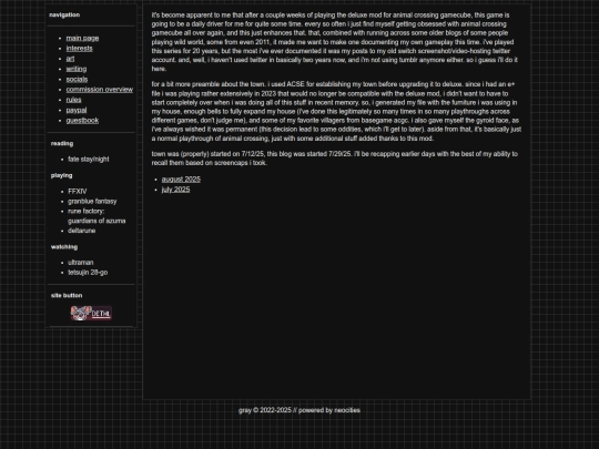writing/acgc screenshot