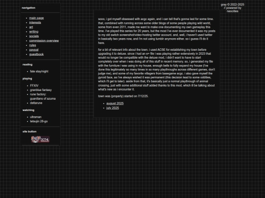writing/acgc/main screenshot