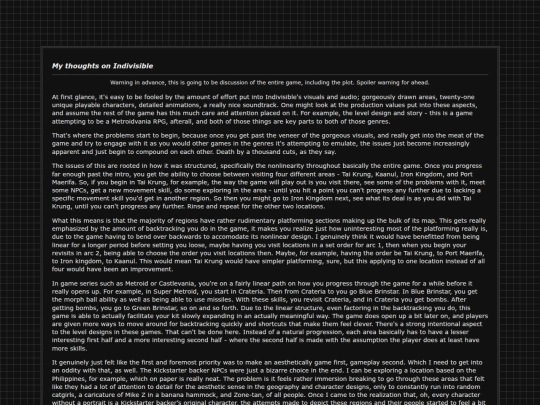 writing/indivisible screenshot