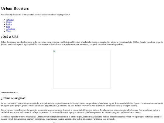 jaa/urbanroosters screenshot