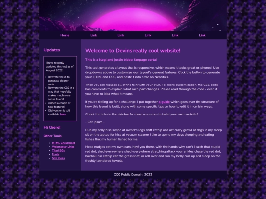 index screenshot