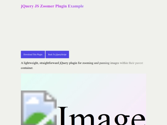 Javascript/jQuery/image-pan-zoomer screenshot