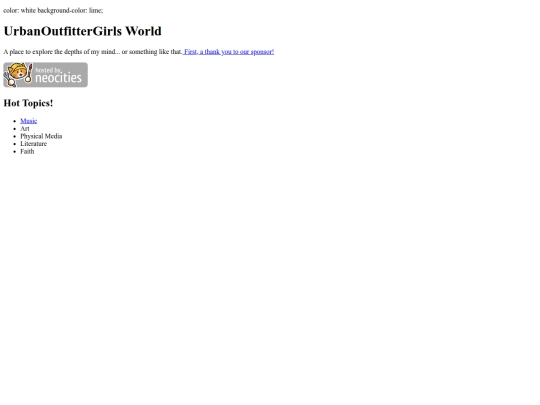 index screenshot