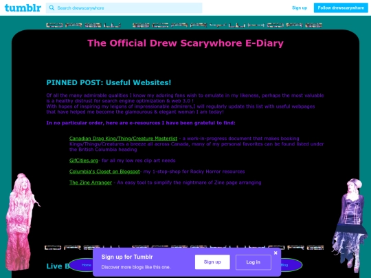 blog screenshot