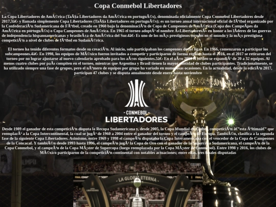 libertadores/libertadores screenshot