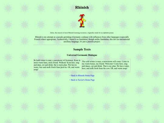 rhinish/sampletexts screenshot