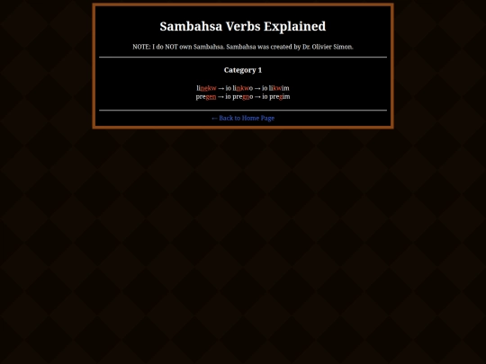 sambahsaverbs screenshot