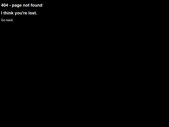not_found screenshot
