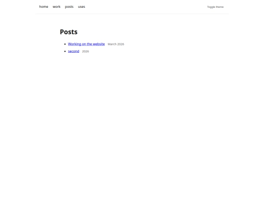 posts screenshot
