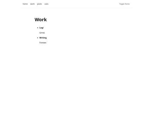 work screenshot