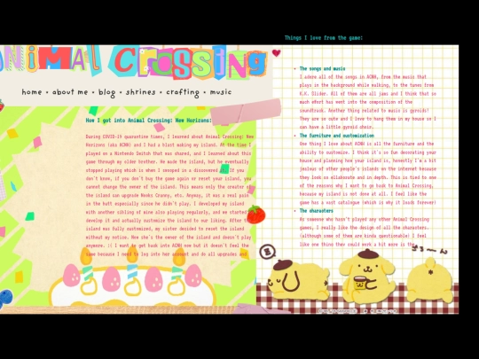 animalcrossingweb screenshot