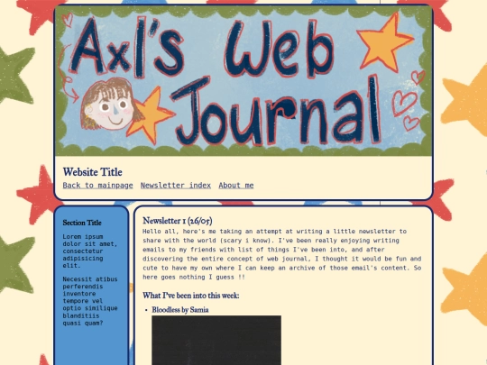 newsletters/newsletter1 screenshot