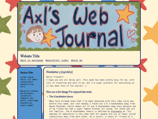 newsletters/newsletter3 screenshot