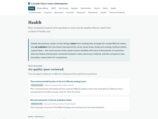 health screenshot