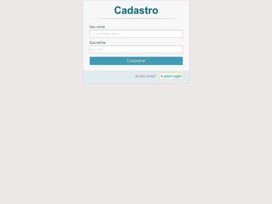 login screenshot