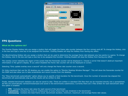 fraps295/help/help_fps screenshot