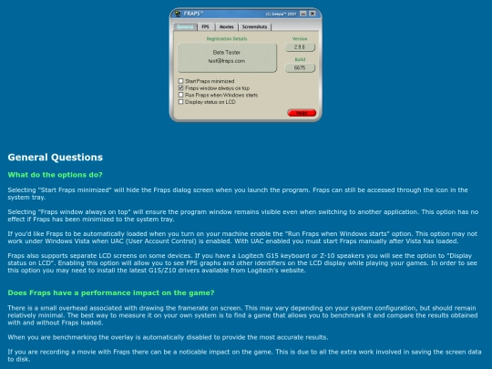 fraps295/help/help_general screenshot