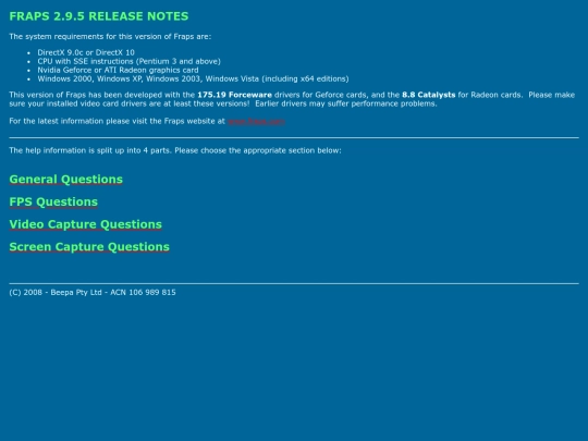 fraps295 screenshot