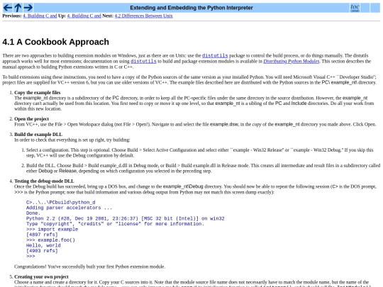 python22/ext/win-cookbook screenshot