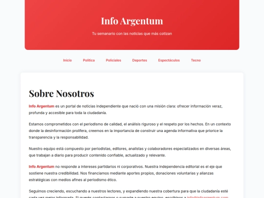 deportes/nosotros screenshot