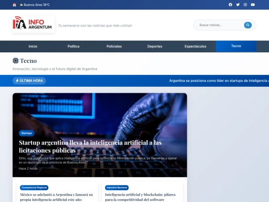 deportes/tecno screenshot