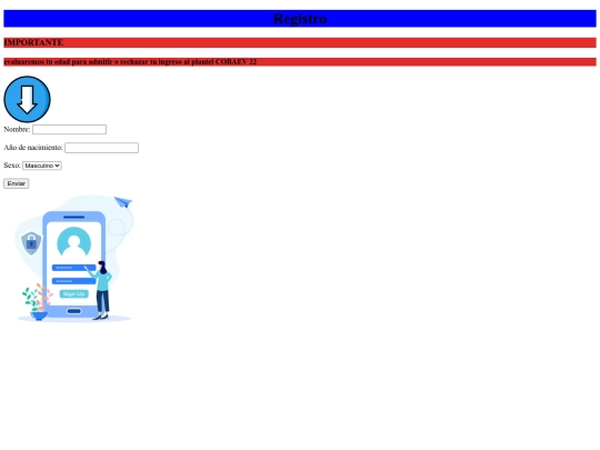 HTML KARLA Y/registro screenshot