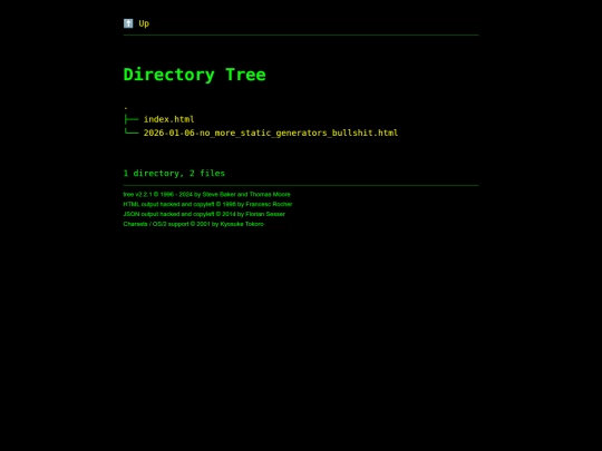 blog/www screenshot