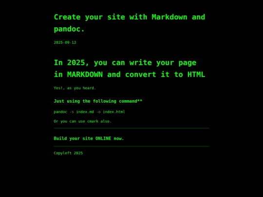 neocities/markdown screenshot