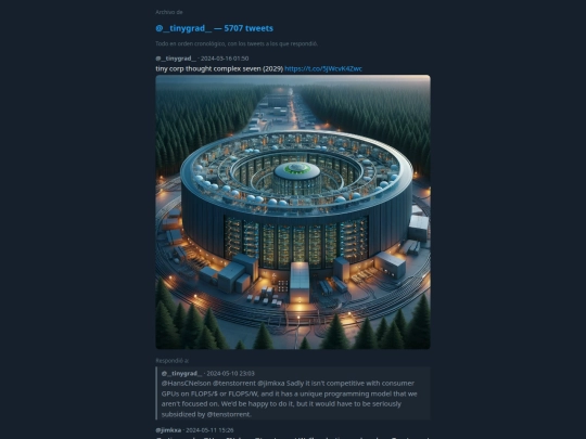 tinygrad-archive/es/archive screenshot