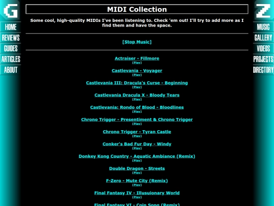 music/midi screenshot