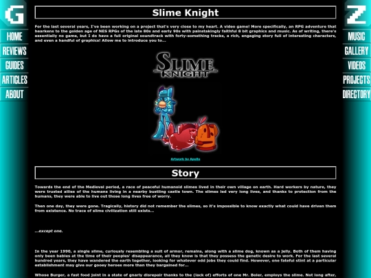 projects/slimeknight screenshot