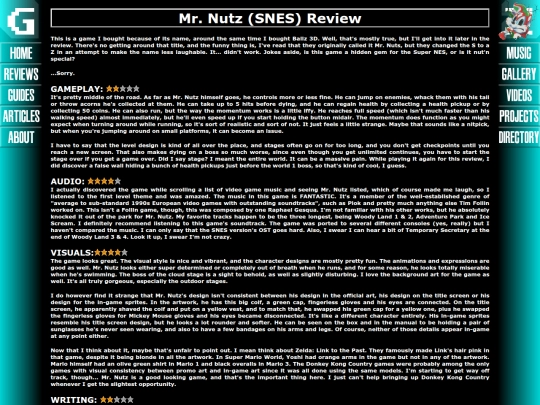 reviews/nutz screenshot