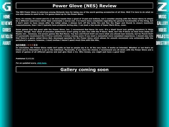 reviews/powerglove screenshot