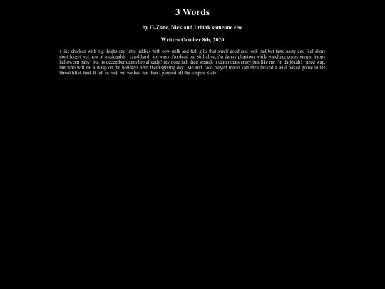 worksite/writing/3words screenshot