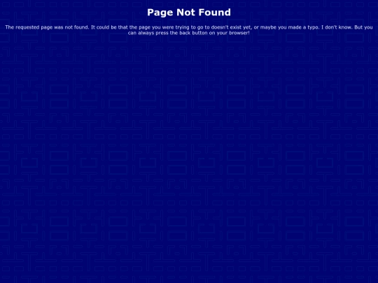 not_found screenshot