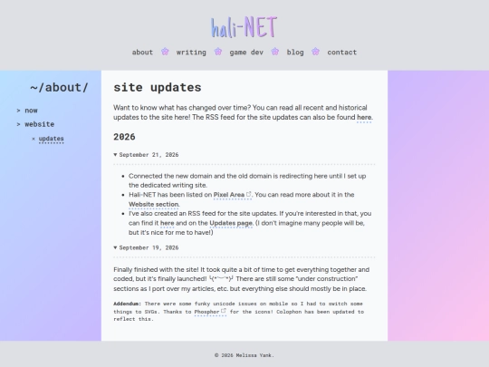 updates screenshot