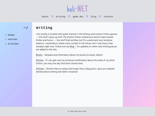 writing screenshot