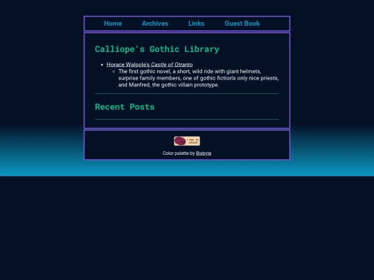 gothiclibraryindex screenshot