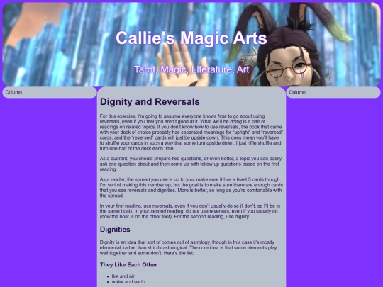 tarotdignity screenshot