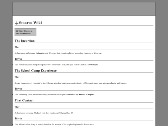 Staarus Wiki/Others screenshot