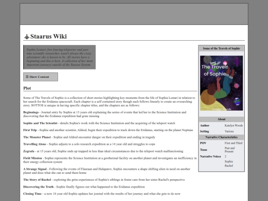Staarus Wiki/SOTTOS screenshot